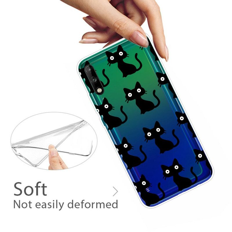 Cover Huawei P40 Lite E Più Gatti Neri