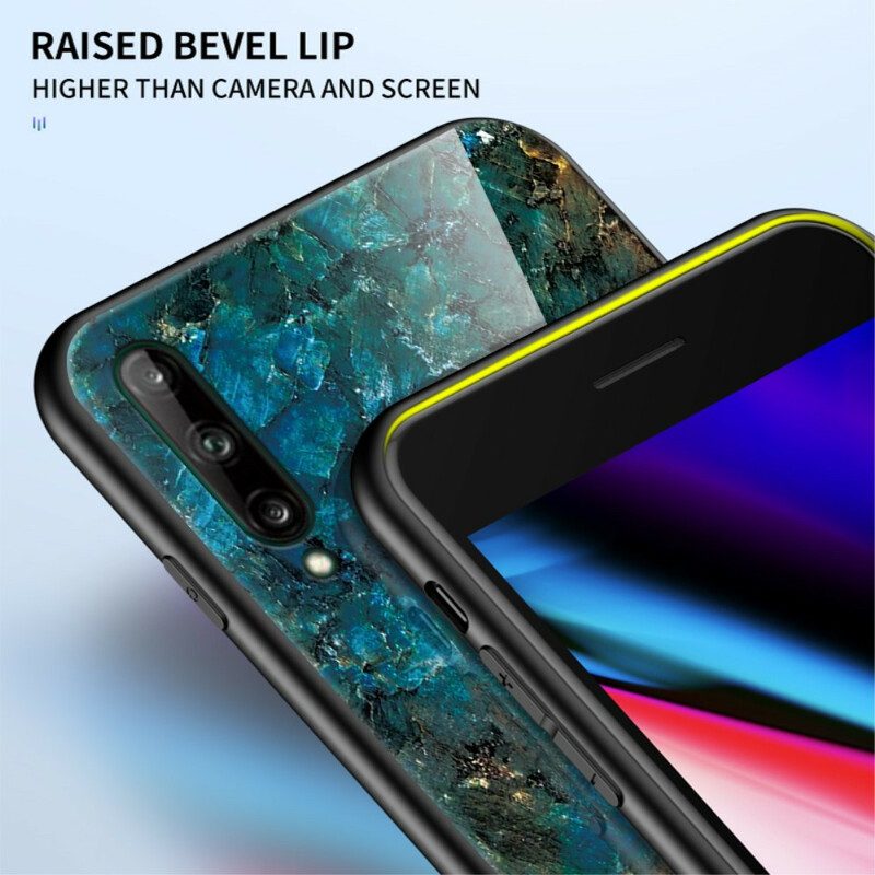 Cover Huawei P40 Lite E Vetro Temperato Di Colori Premium