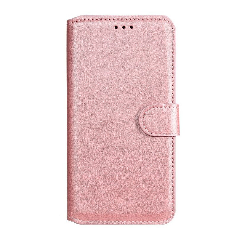 Custodia in pelle Huawei P40 Lite E Classico Effetto Pelle