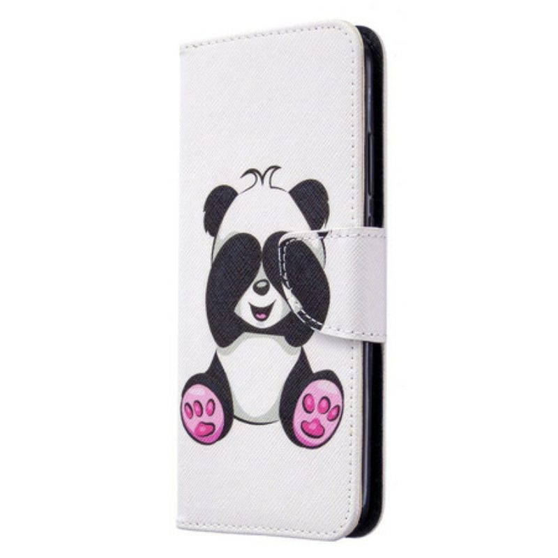 Folio Cover Huawei P40 Lite E Divertimento Panda