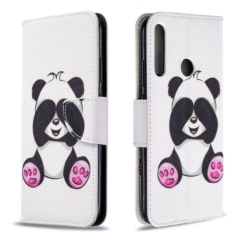 Folio Cover Huawei P40 Lite E Divertimento Panda