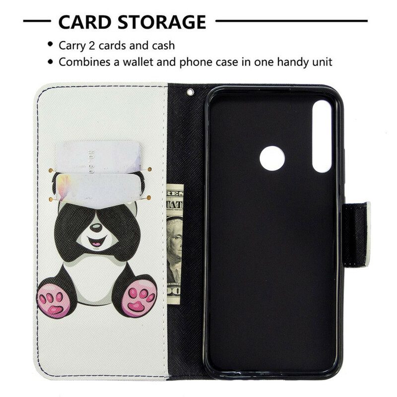 Folio Cover Huawei P40 Lite E Divertimento Panda