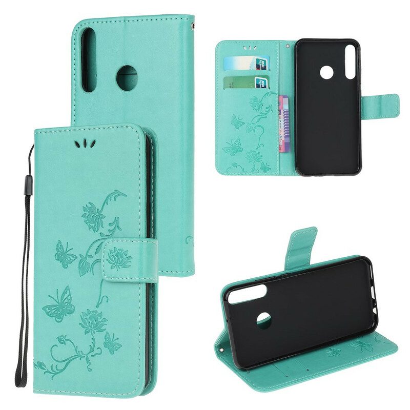 Folio Cover Huawei P40 Lite E Farfalle Incantate