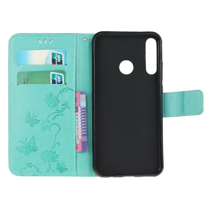 Folio Cover Huawei P40 Lite E Farfalle Incantate