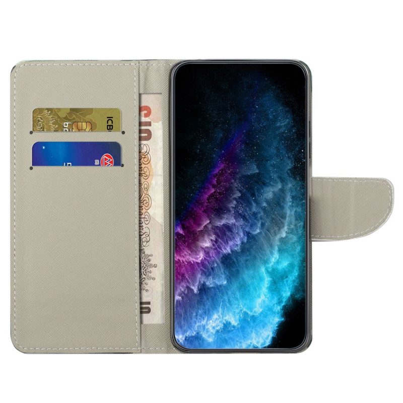 Custodia A Portafoglio Xiaomi Redmi Note 12 4G Farfalle