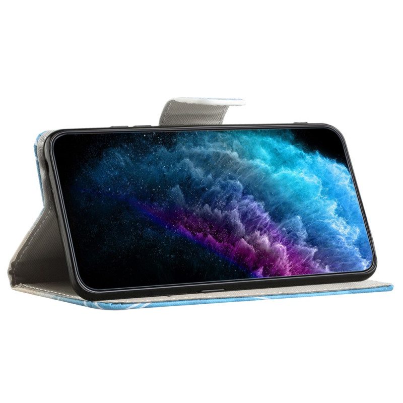 Custodia A Portafoglio Xiaomi Redmi Note 12 4G Farfalle