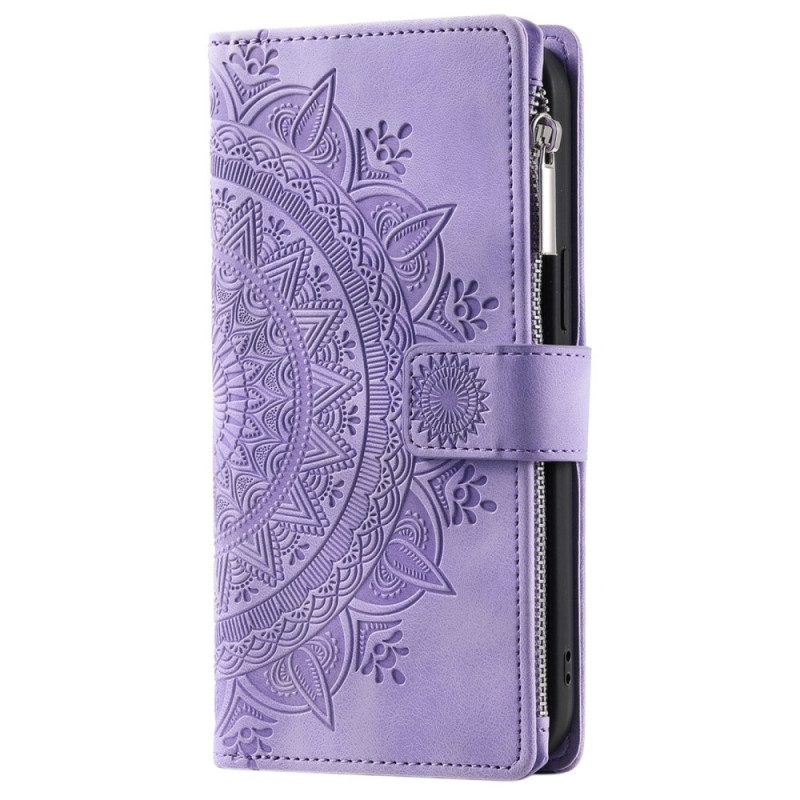 Custodia in pelle Xiaomi Redmi Note 12 4G Con Borsa Mandala