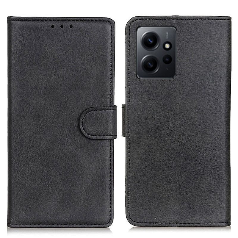 Custodia in pelle Xiaomi Redmi Note 12 4G Ecopelle Opaca