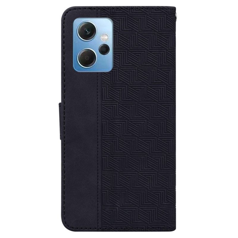 Custodia in pelle Xiaomi Redmi Note 12 4G Modello Con Cinturino