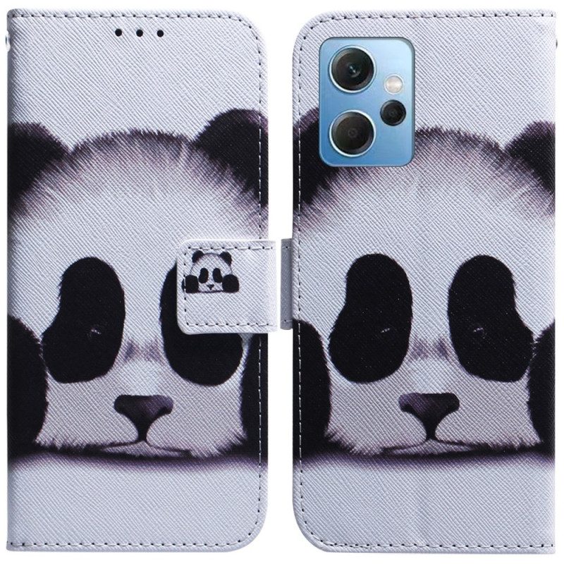 Custodia in pelle Xiaomi Redmi Note 12 4G Panda