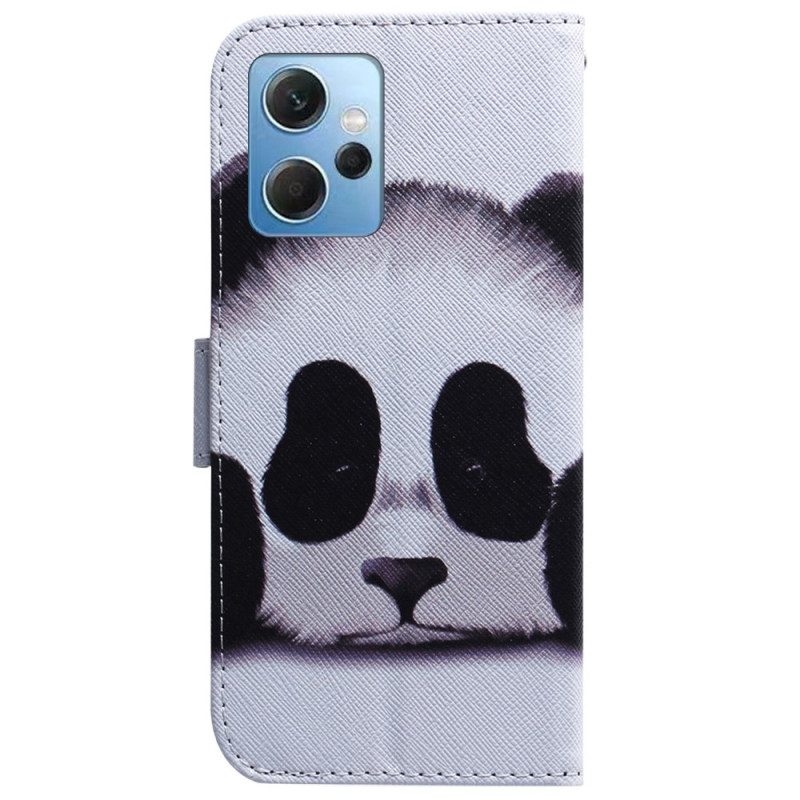 Custodia in pelle Xiaomi Redmi Note 12 4G Panda