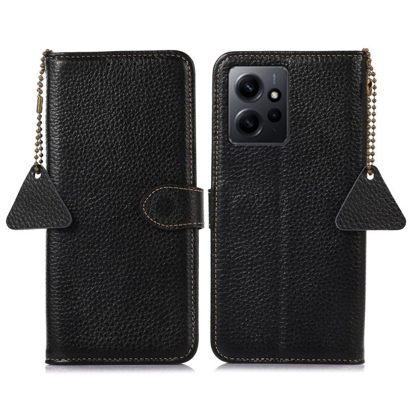 Custodia in pelle Xiaomi Redmi Note 12 4G Rfid In Vera Pelle