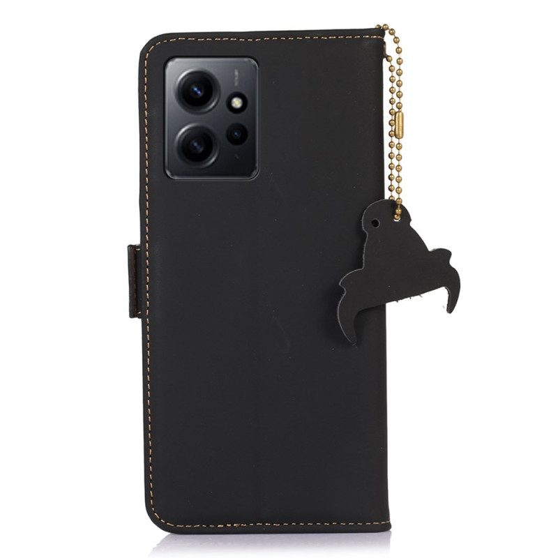 Custodia in pelle Xiaomi Redmi Note 12 4G Rfid In Vera Pelle