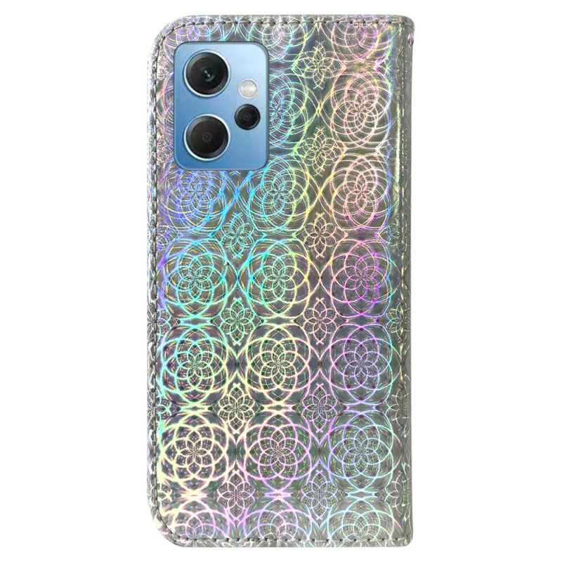 Custodia in pelle Xiaomi Redmi Note 12 4G Stile Discoteca