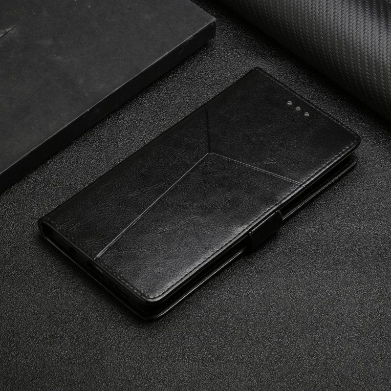 Custodia in pelle Xiaomi Redmi Note 12 4G Y Strappy Design