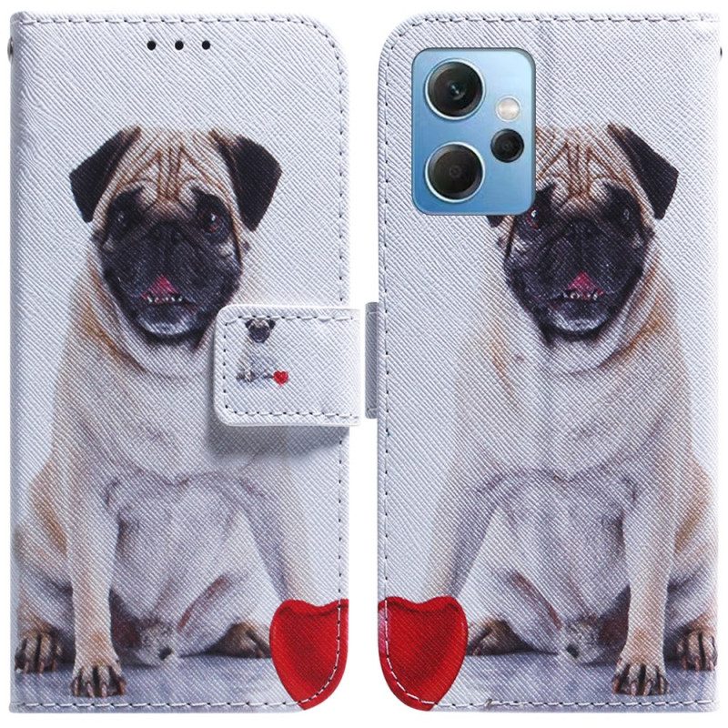 Folio Cover Xiaomi Redmi Note 12 4G Cane Carlino