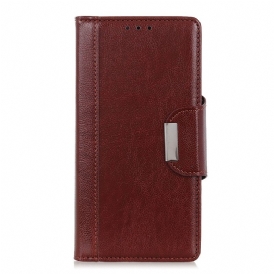 Folio Cover Xiaomi Redmi Note 12 4G Chiusura In Argento