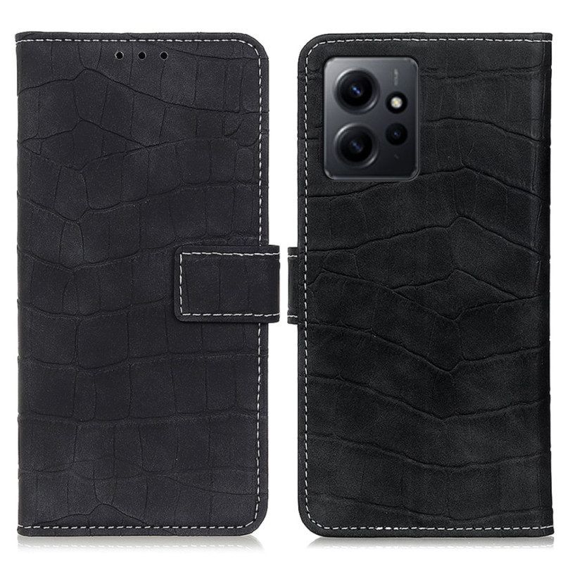 Folio Cover Xiaomi Redmi Note 12 4G Coccodrillo