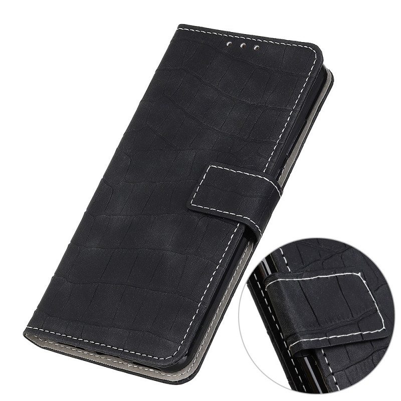 Folio Cover Xiaomi Redmi Note 12 4G Coccodrillo