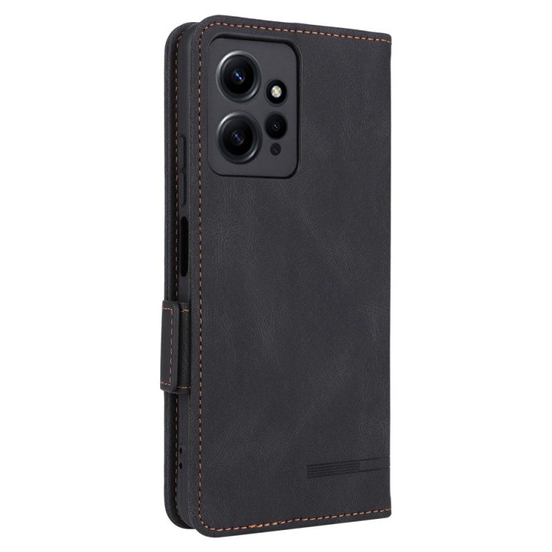 Folio Cover Xiaomi Redmi Note 12 4G Custodia in pelle Classico D'epoca