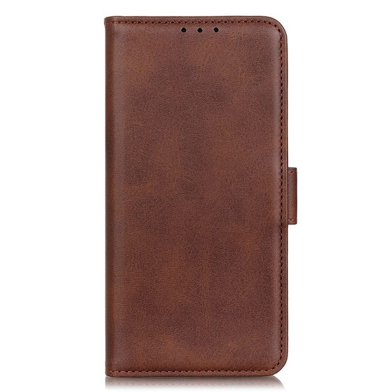 Folio Cover Xiaomi Redmi Note 12 4G Custodia in pelle Pelle Crosta Eleganza