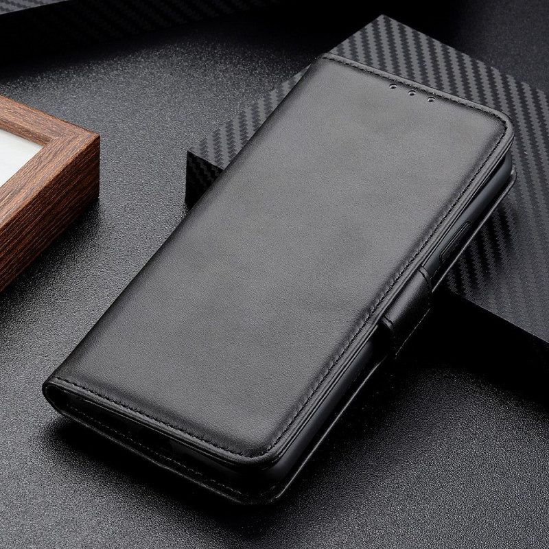 Folio Cover Xiaomi Redmi Note 12 4G Custodia in pelle Pelle Crosta Eleganza