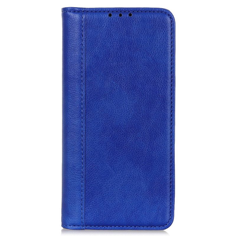 Folio Cover Xiaomi Redmi Note 12 4G Custodia in pelle Crosta D'epoca In Pelle