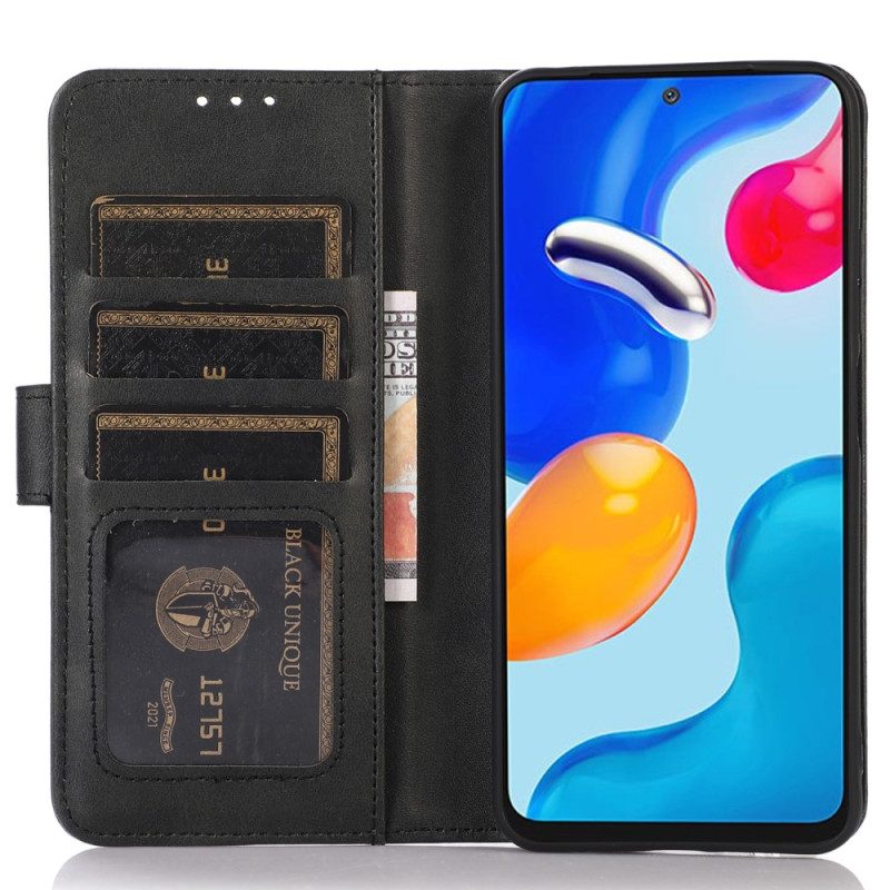 Folio Cover Xiaomi Redmi Note 12 4G Effetto Pelle