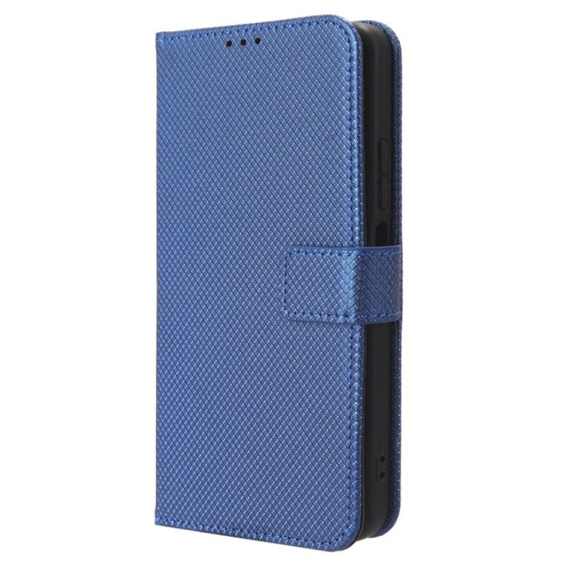 Folio Cover Xiaomi Redmi Note 12 4G Elegante Finta Pelle Con Cinturino