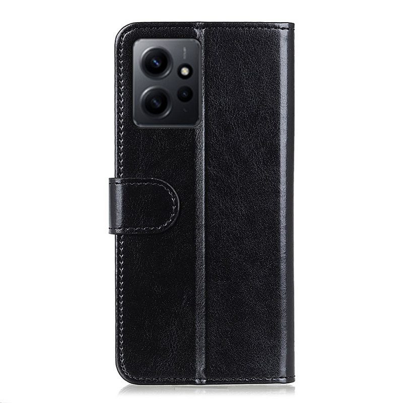 Folio Cover Xiaomi Redmi Note 12 4G Finta Pelle Verniciata