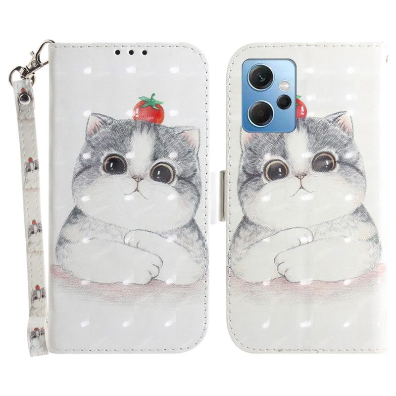 Folio Cover Xiaomi Redmi Note 12 4G Gatto Perizoma Originale