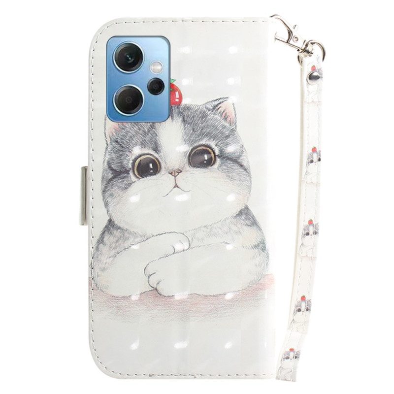 Folio Cover Xiaomi Redmi Note 12 4G Gatto Perizoma Originale