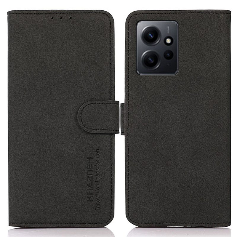 Folio Cover Xiaomi Redmi Note 12 4G Khazneh Effetto Pelle