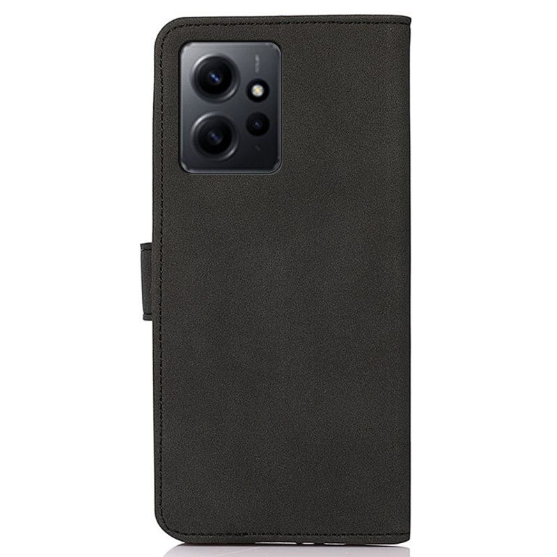 Folio Cover Xiaomi Redmi Note 12 4G Khazneh Effetto Pelle