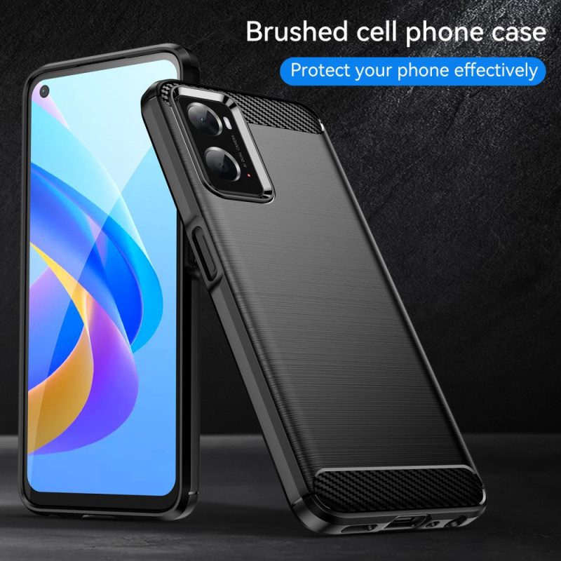 Cover Realme 9i Fibra Di Carbonio Spazzolata