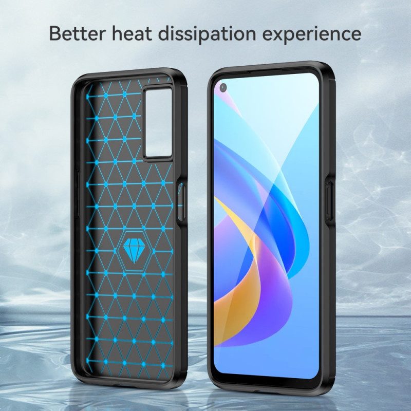 Cover Realme 9i Fibra Di Carbonio Spazzolata