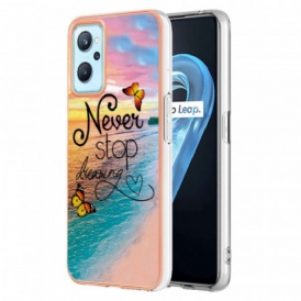 Cover Realme 9i Non Smettere Mai Di Sognare Farfalle