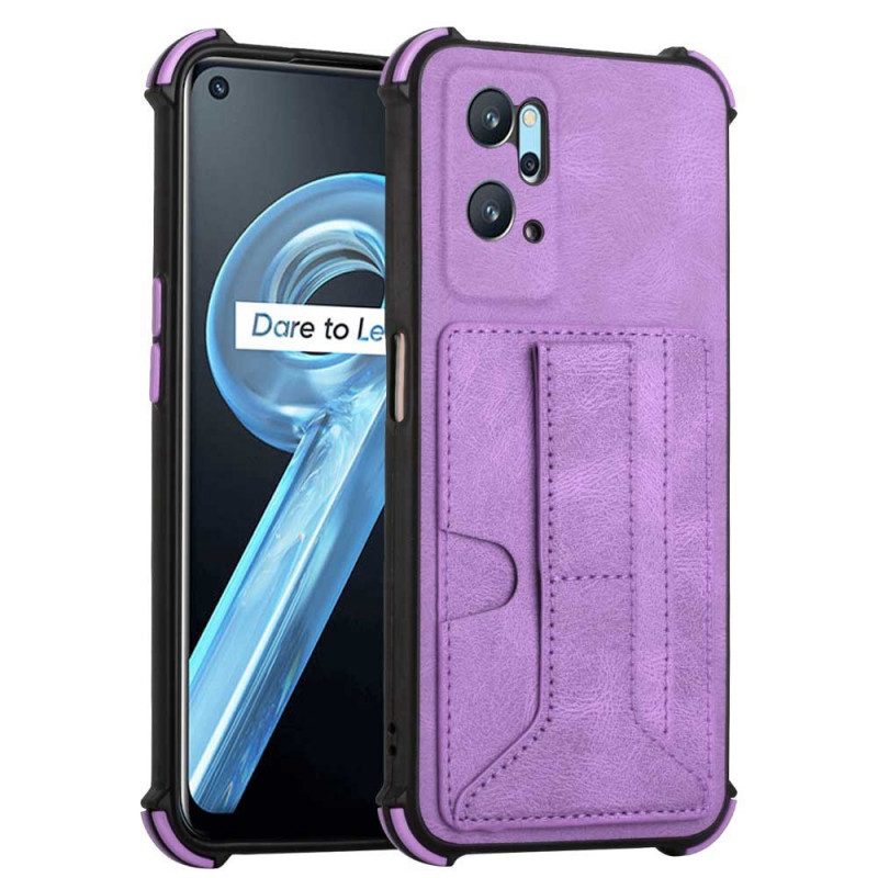 Cover Realme 9i Supporto In Pelle E Portacarte