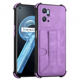 Cover Realme 9i Supporto In Pelle E Portacarte