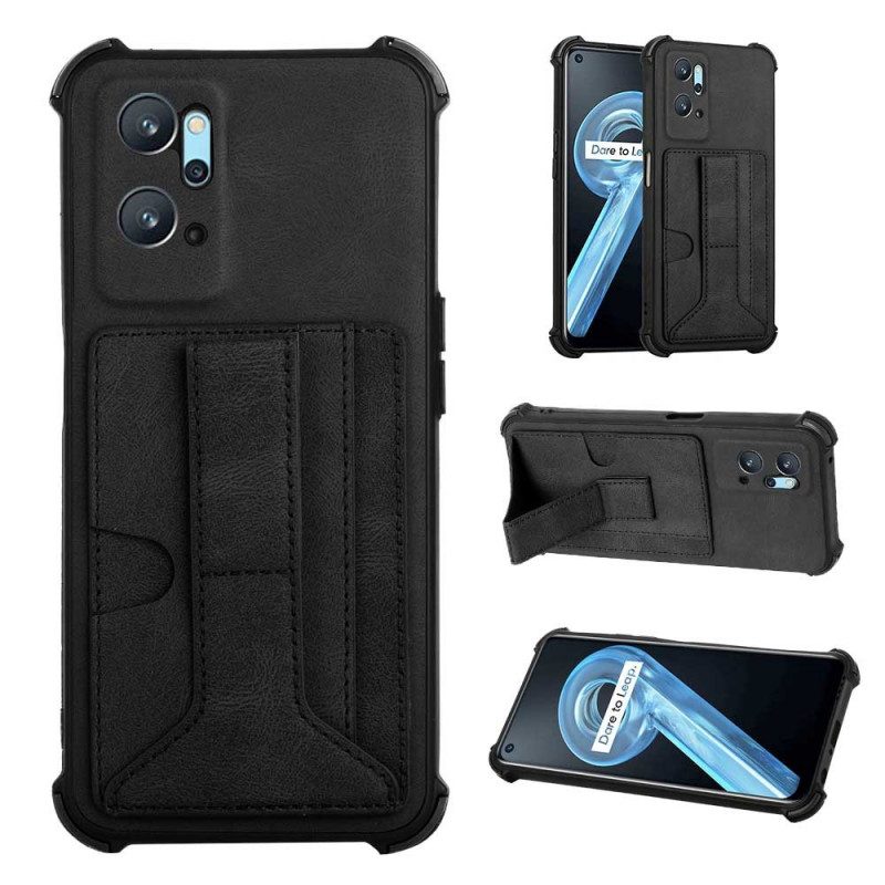 Cover Realme 9i Supporto In Pelle E Portacarte