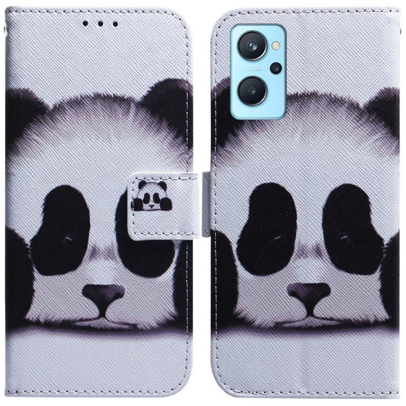 Custodia in pelle Realme 9i Panda