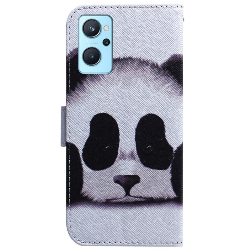 Custodia in pelle Realme 9i Panda