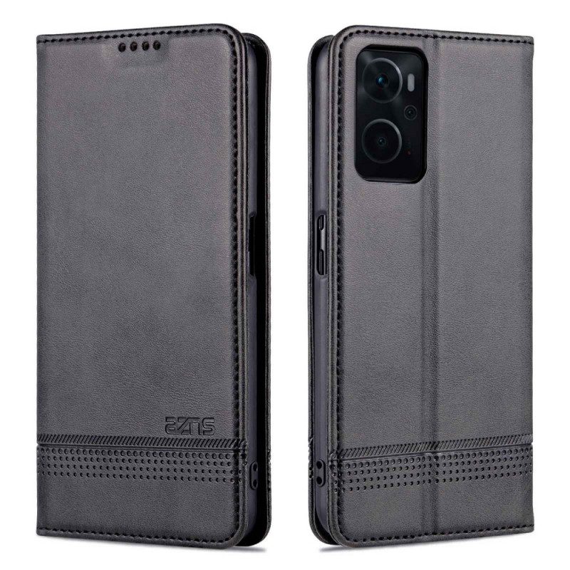 Folio Cover Realme 9i Custodia in pelle Azns Ecopelle