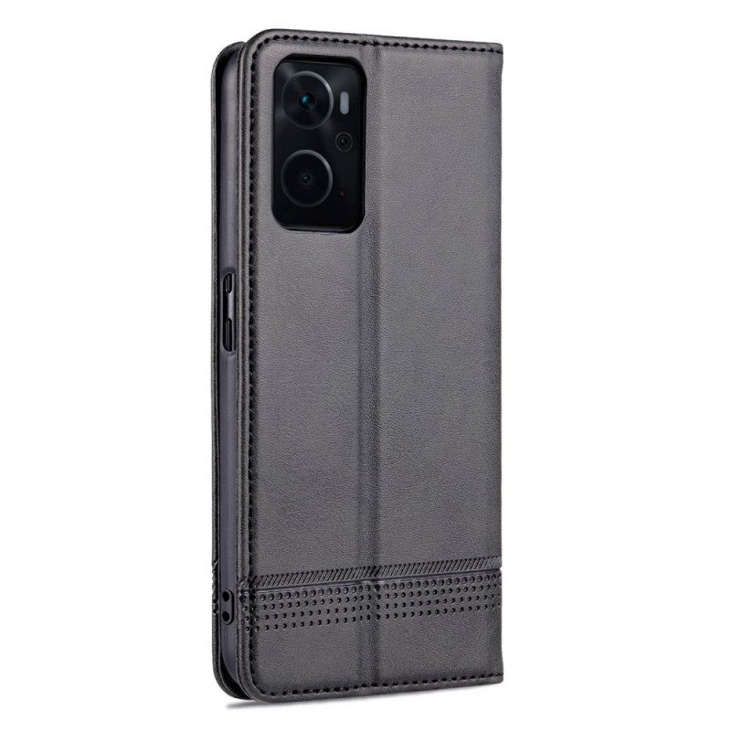 Folio Cover Realme 9i Custodia in pelle Azns Ecopelle