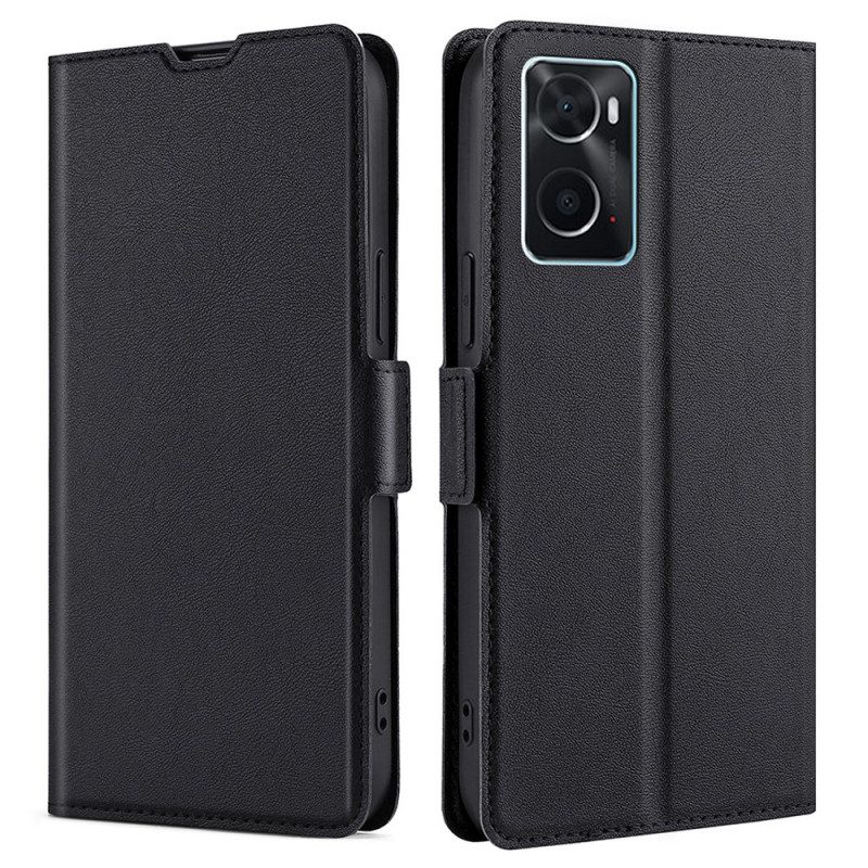 Folio Cover Realme 9i Custodia in pelle Finta Pelle Ultra Fine