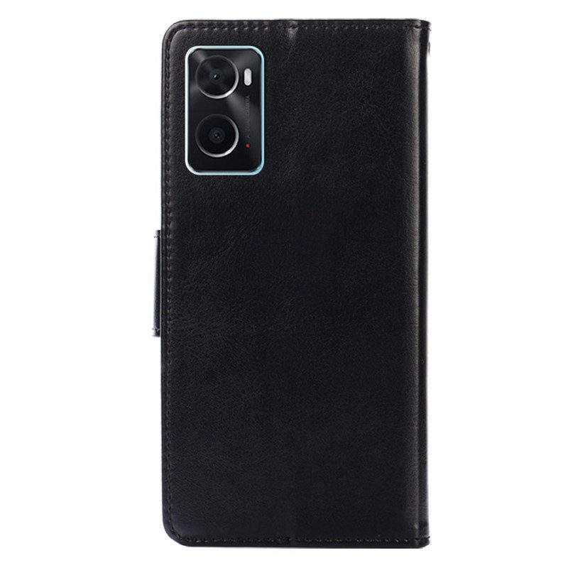 Folio Cover Realme 9i Ecopelle Stile Retrò Americano