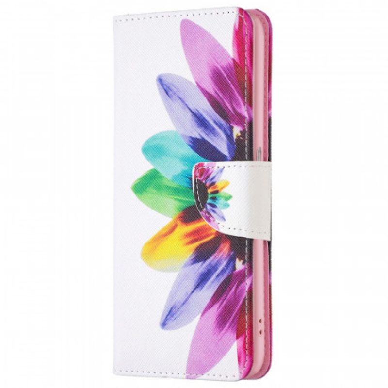 Folio Cover Realme 9i Fiore Dell'acquerello