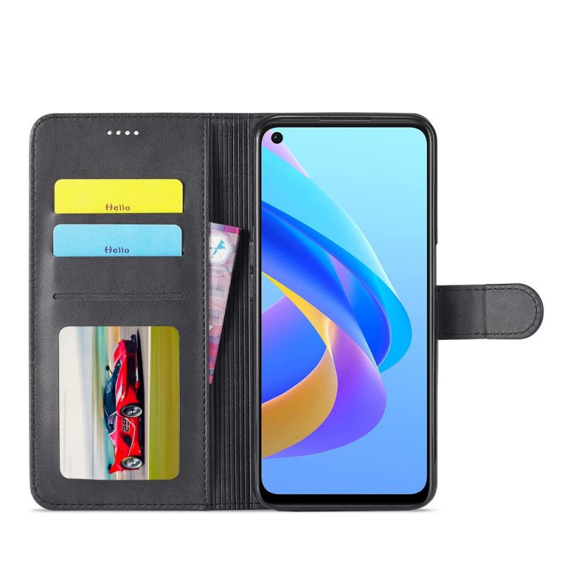 Folio Cover Realme 9i Lc.imeeke Effetto Pelle