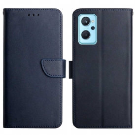 Folio Cover Realme 9i Vera Pelle Nappa