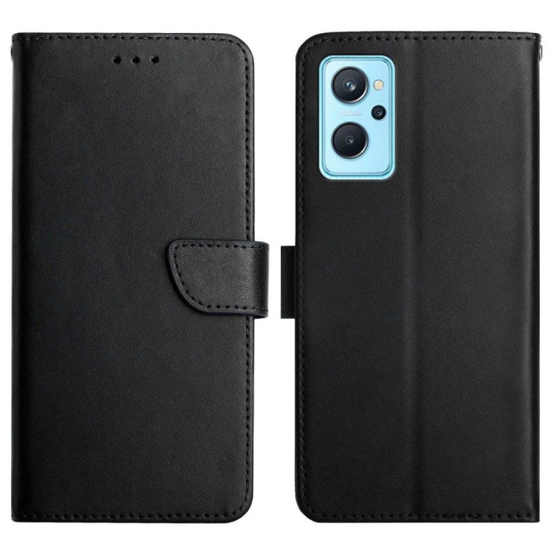 Folio Cover Realme 9i Vera Pelle Nappa